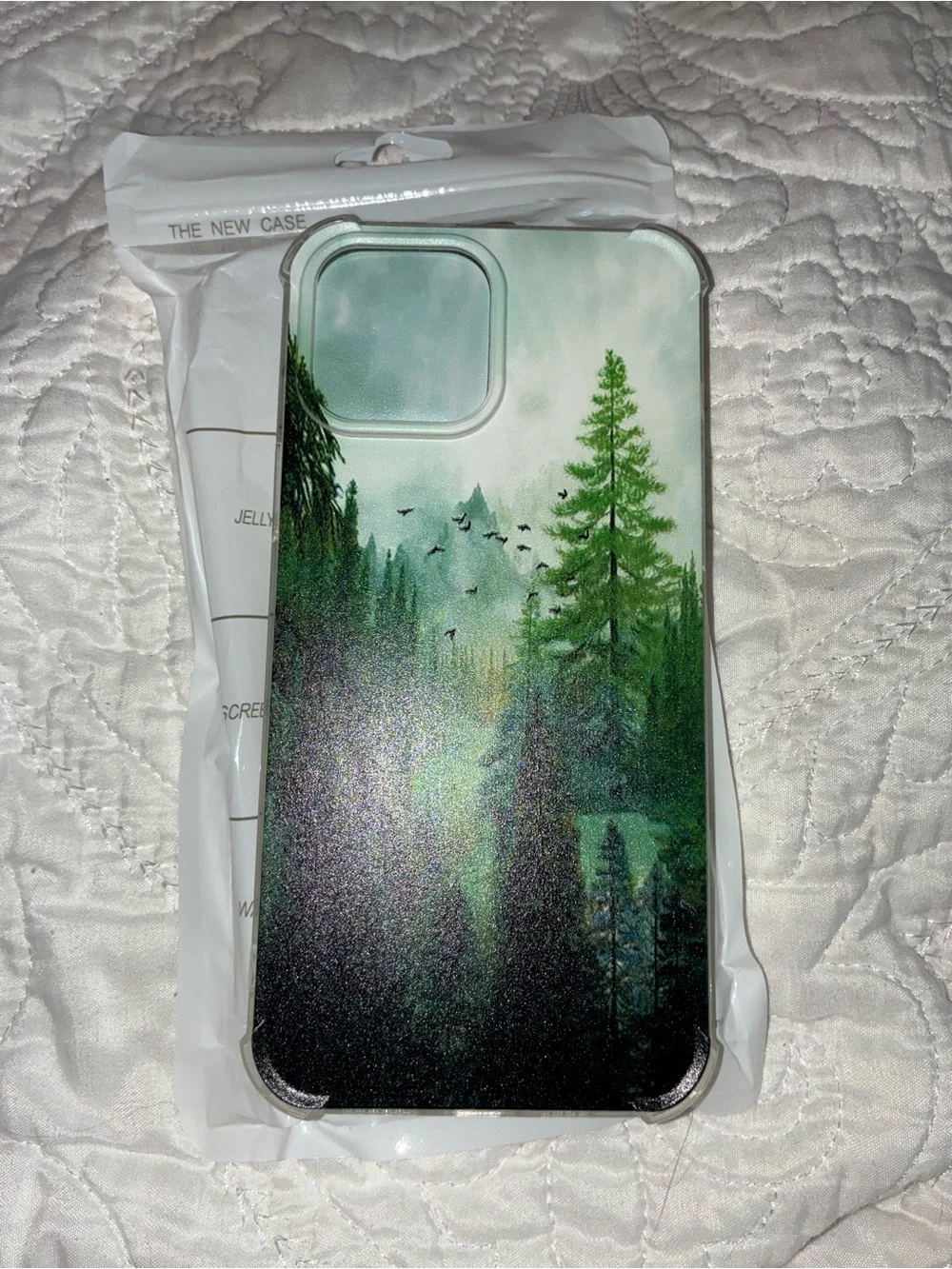 Amazon Green Forest Scenic iPhone 13 Pro Case NWT